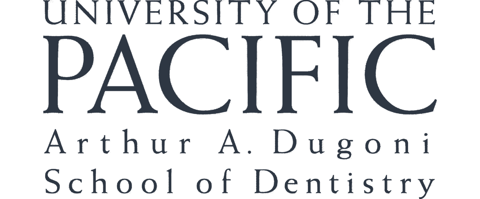 Keller & Wainwright Orthodontics Blue University of the Pacific Dugoni School of Dentistry Logo